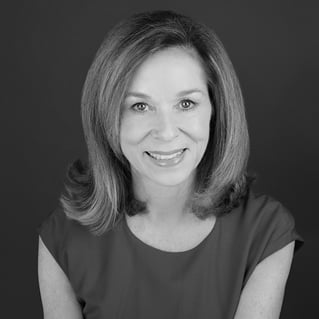 Black-and-white portrait of Denterlein founder Geri Denterlein
