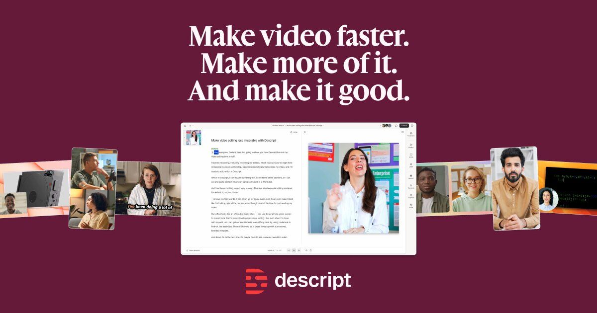 Descript Put the Delete Key in Charge of Video