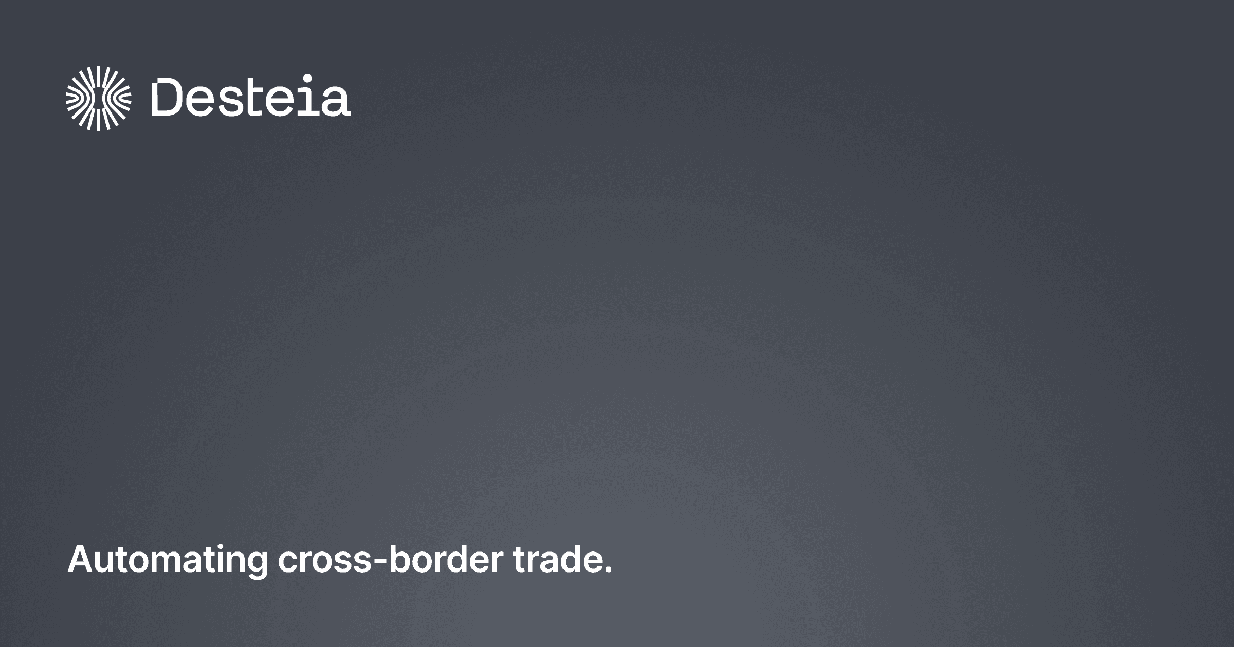Desteia logo - Automating cross-border trade