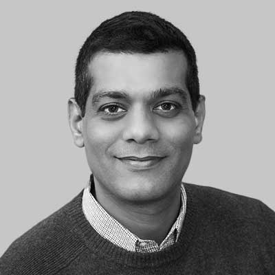 Portrait of Dev Shrotri, founder and CEO of CloudLex