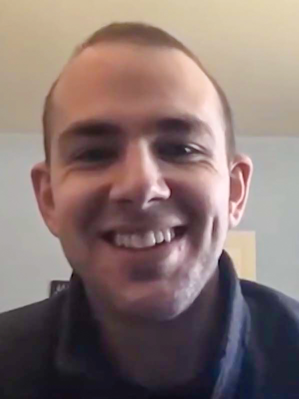 Devin Finzer speaking during a 2020 livestream about decentralized markets