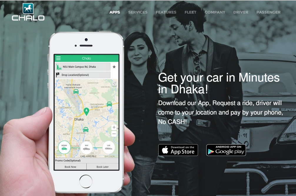 Historical Chalo mobile app promotional image