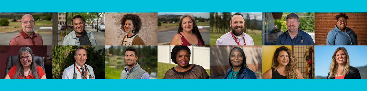 Portraits of community partners in an eastern Washington vaccination campaign