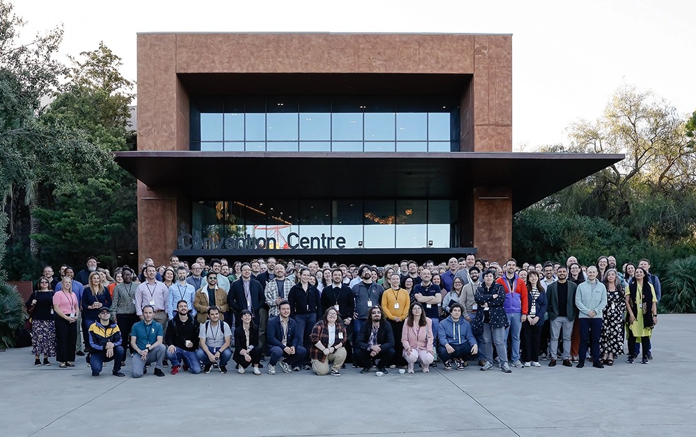 Digital Science colleagues gathered at the company retreat in Barcelona in 2025