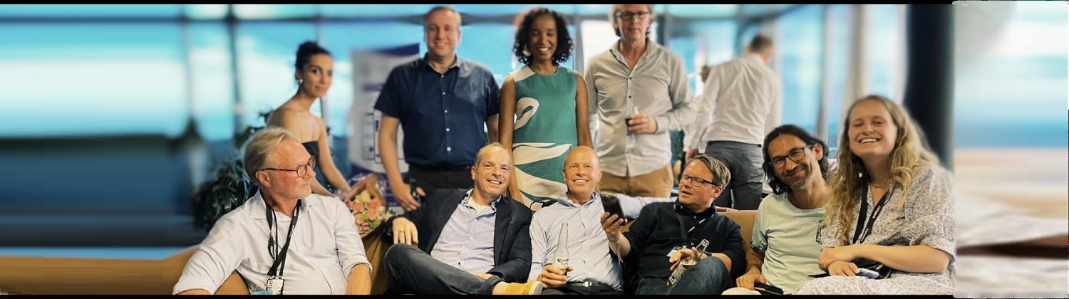 DigitalWell Ventures team and collaborators seated together at an event