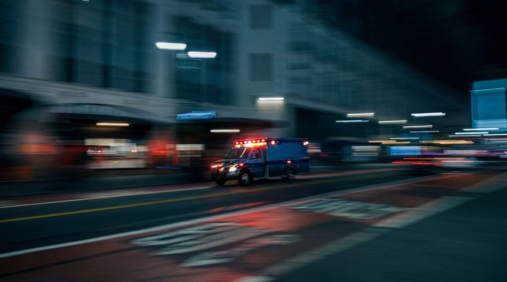 Ambulance photograph published on Digitech’s website