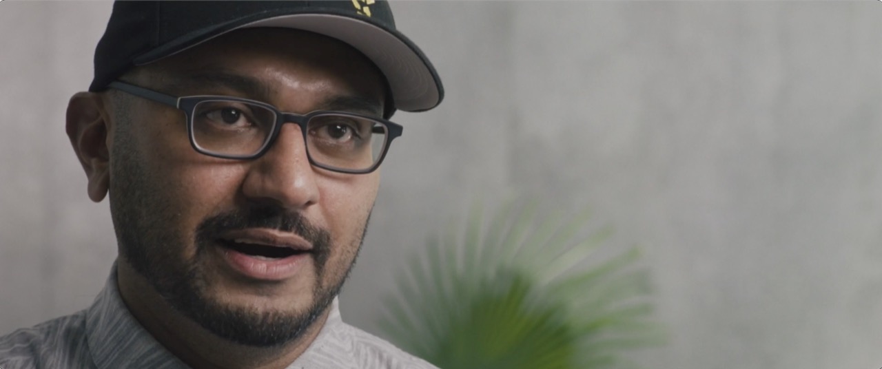 Dileep Thazhmon speaking during a documentary interview