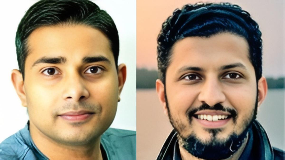 Docket co-founders Anoop Thomas Mathew, left, and Arjun Pillai, right