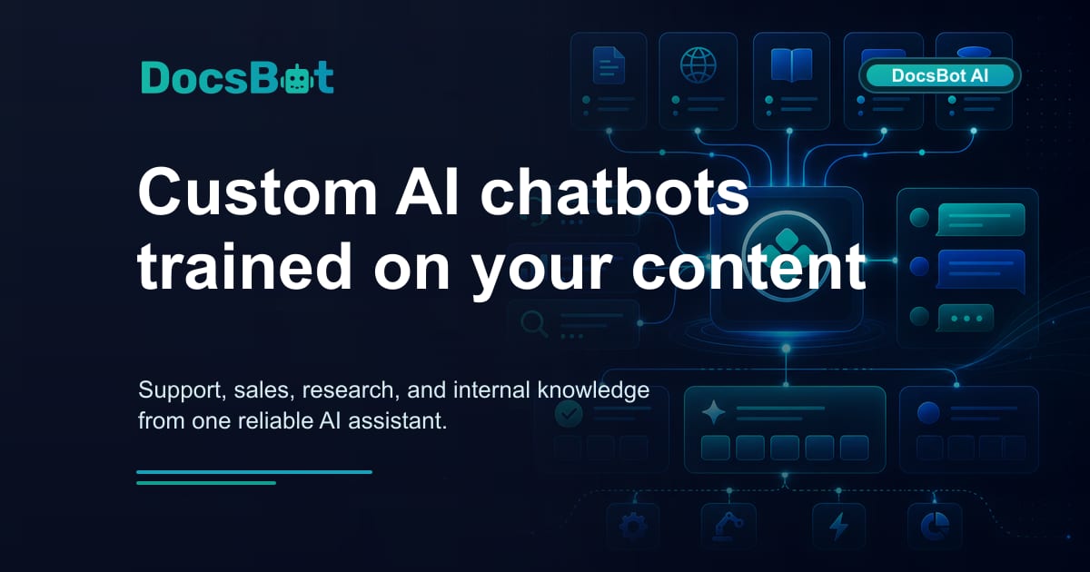 DocsBot AI Has Read the Manual. Now It Answers the Phone.