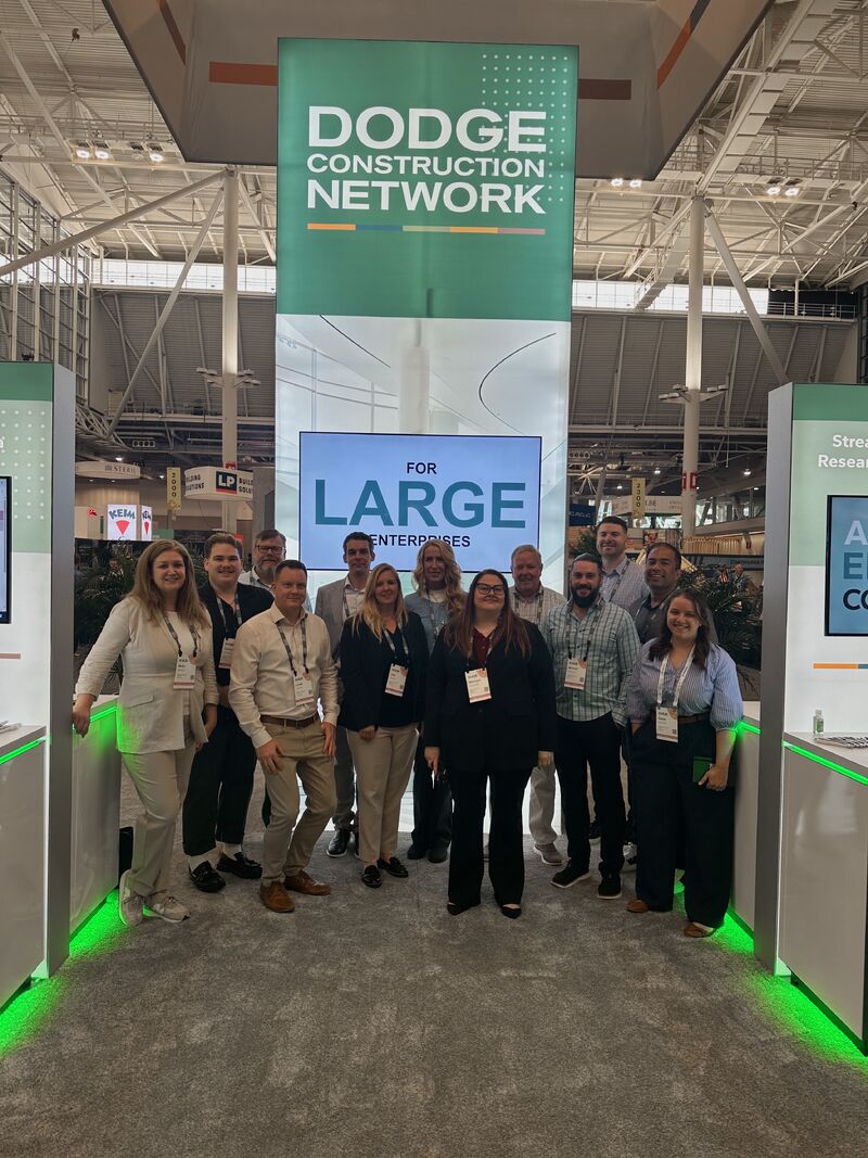 Dodge Construction Network team members at the AIA 2025 event