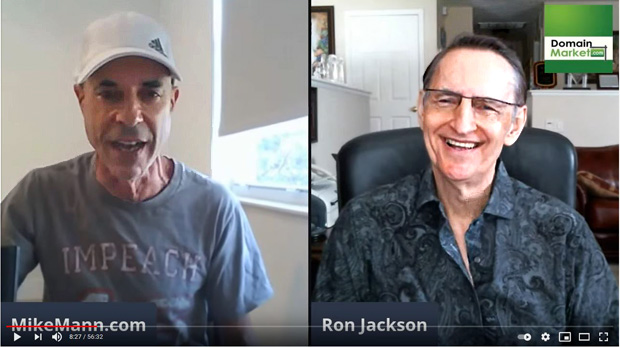 Mike Mann speaking with DN Journal publisher Ron Jackson in a video interview