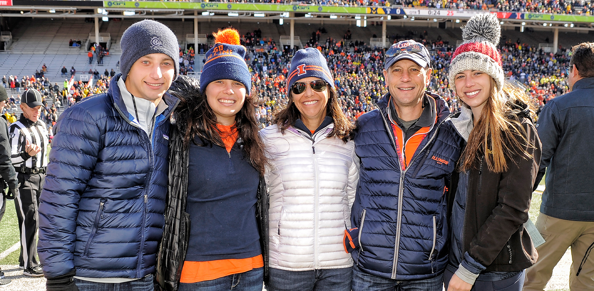 Don and Anne Edwards with their family at an Illinois event in October 2019