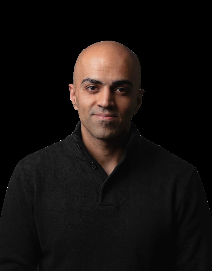 Dragonfly Managing Partner Haseeb Qureshi in a black sweater