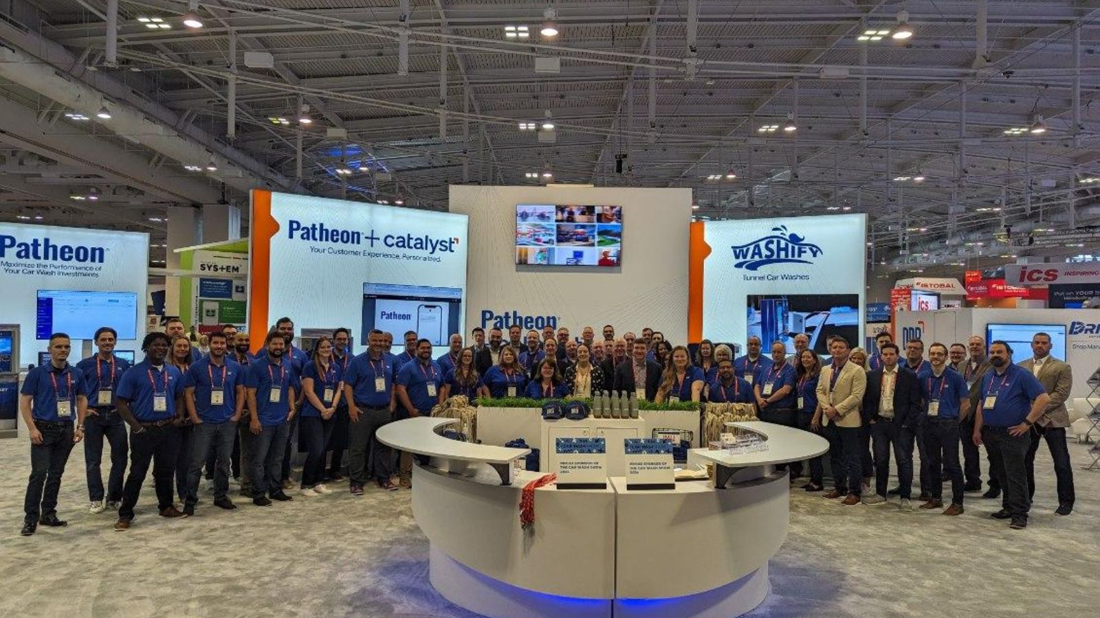 DRB colleagues gather at the Car Wash Show