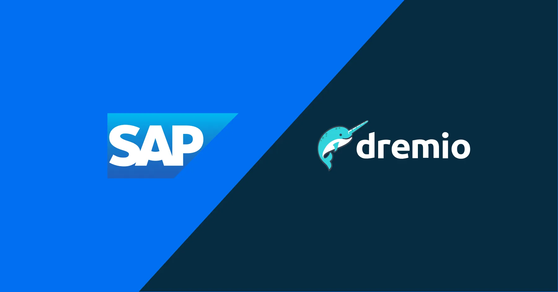 Dremio and SAP acquisition announcement artwork