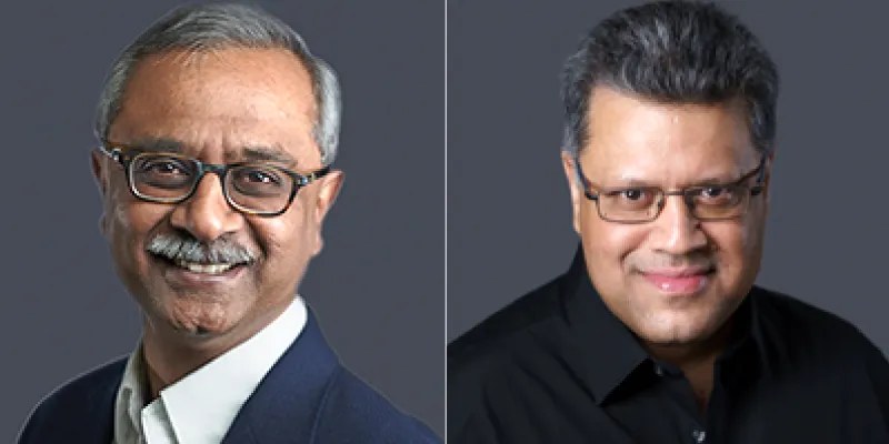 Drishti co-founders Prasad Akella and Krishnendu Chaudhury