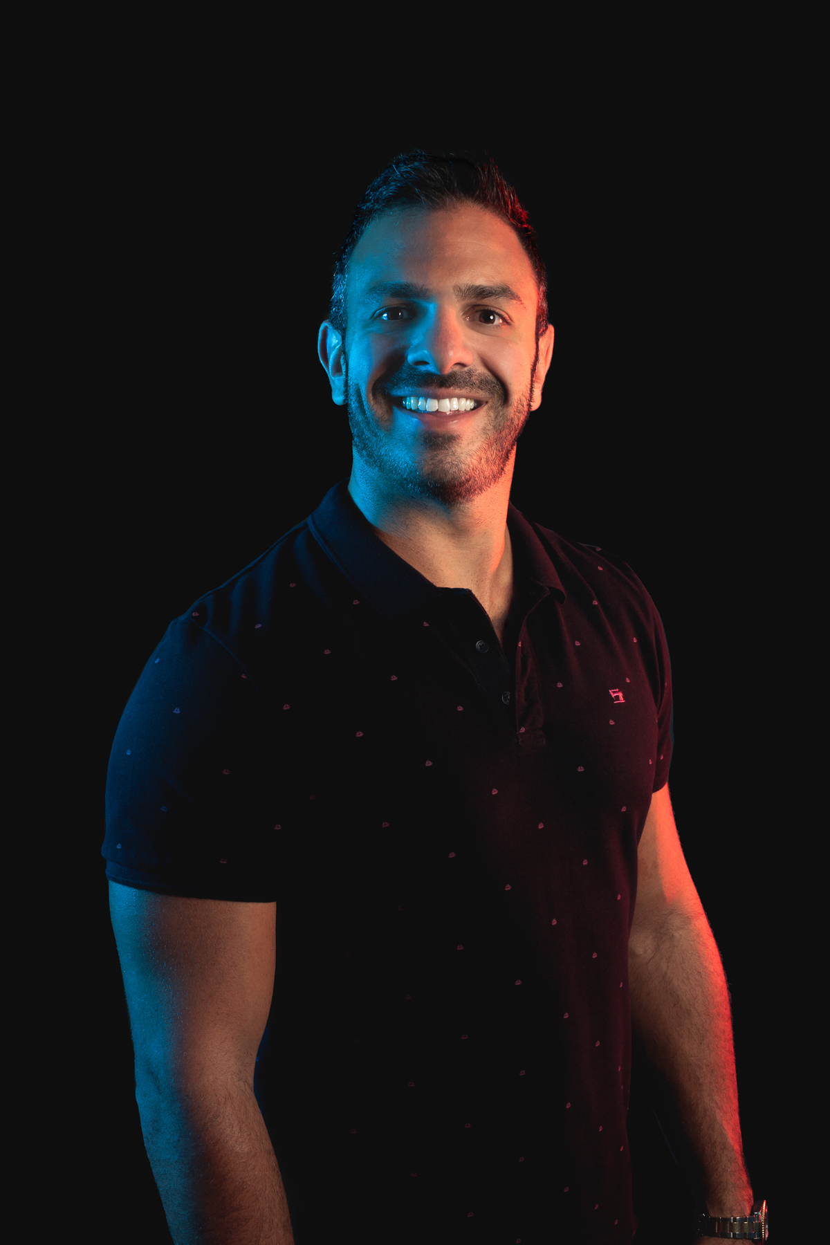 Josh Sample, founder of Drive Social Media, in a company portrait