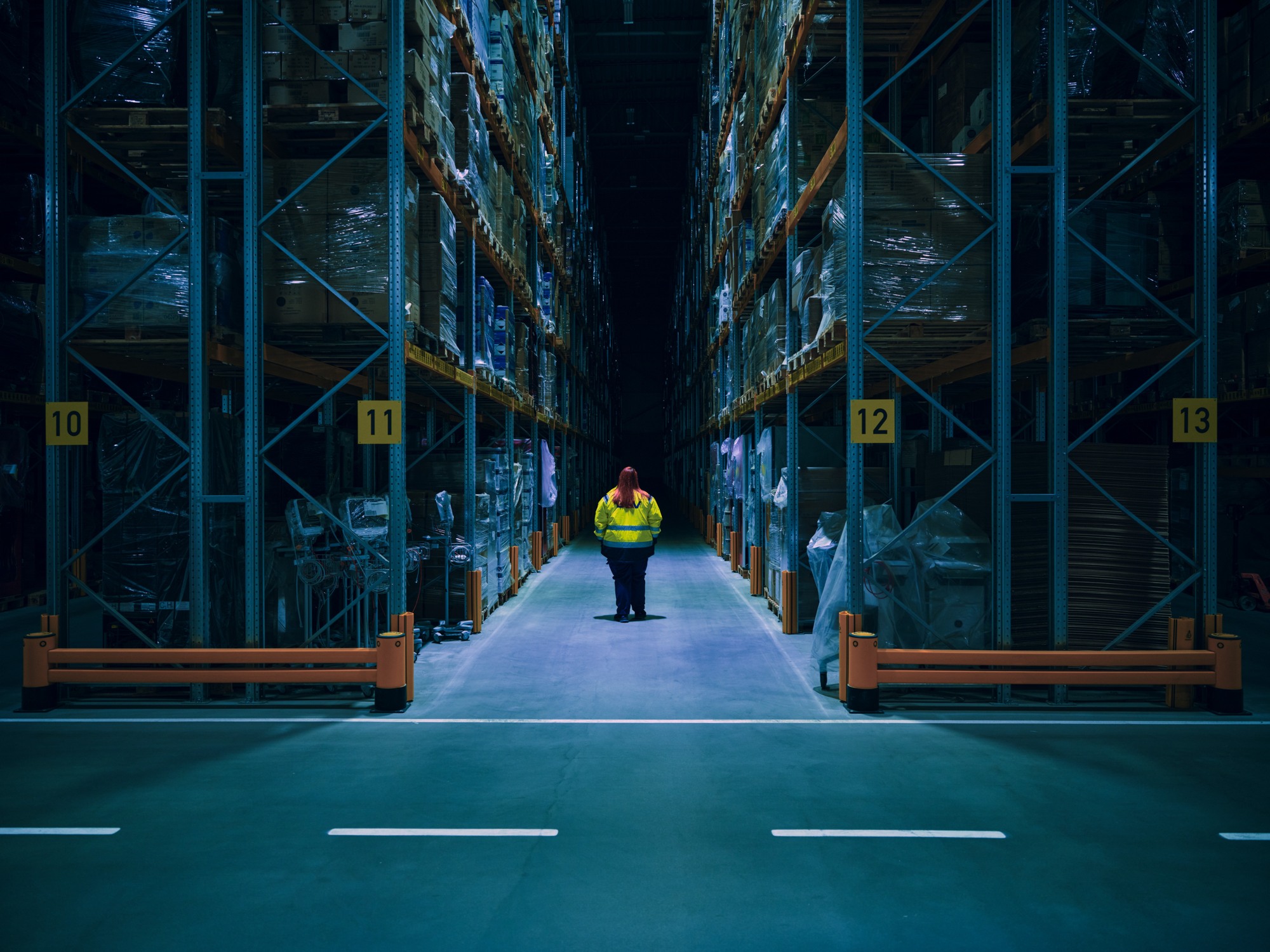 DSV warehouse operation in Hedehusene, Denmark