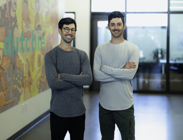 Dutchie co-founders Ross Lipson, left, and Zach Lipson in an office