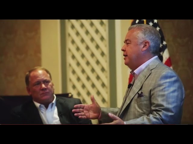 Ed Shackelford speaking during his Getting to Know Ed Shackelford interview