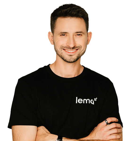 Eddie Dovzhik, co-founder and CEO of Lema AI