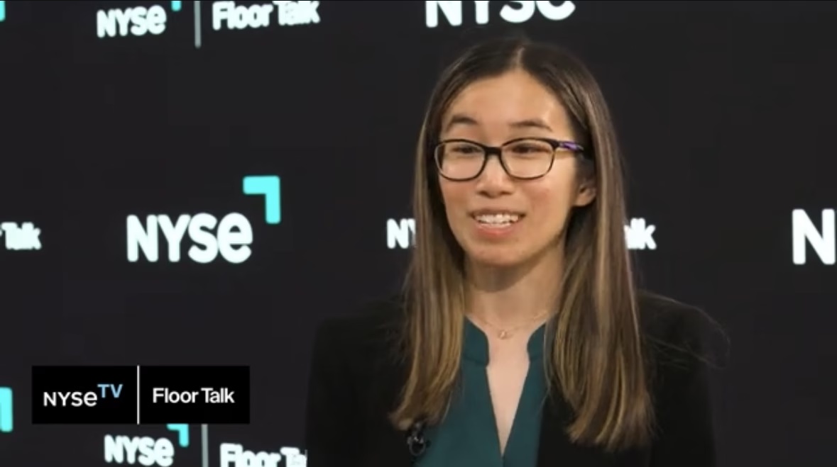 Eden Full Goh speaking during an NYSE Floor Talk interview