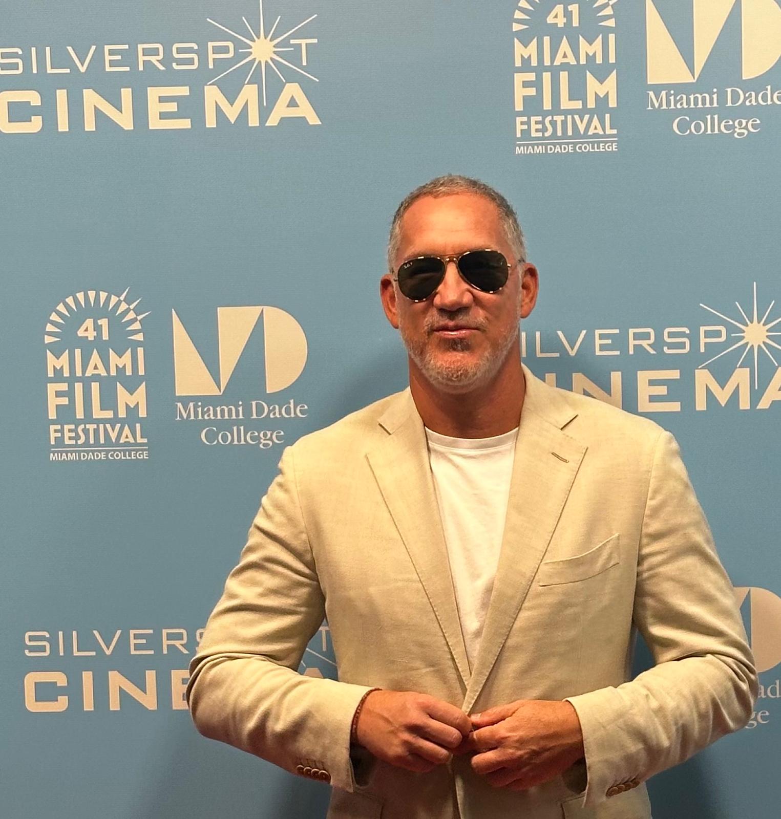 Eduardo Maruri at the 41st Miami Film Festival for Miami Now