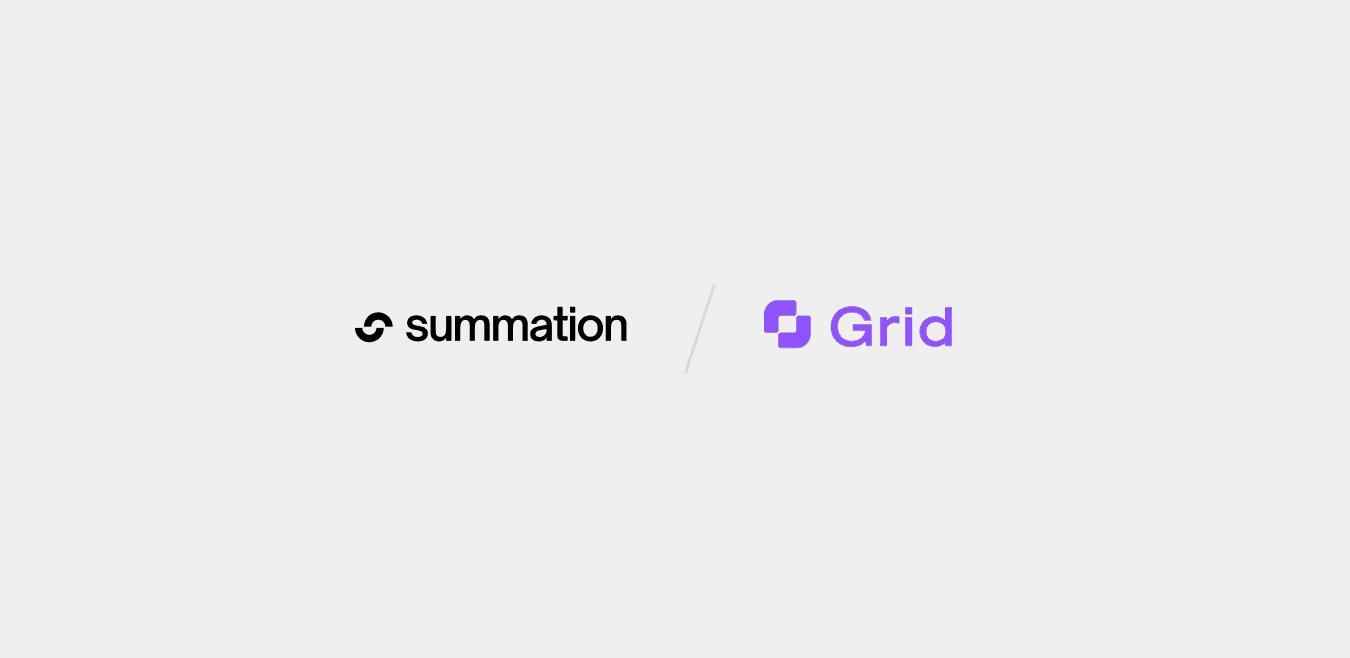 Grid and Summation logos in the artwork for their August 2026 customer case study