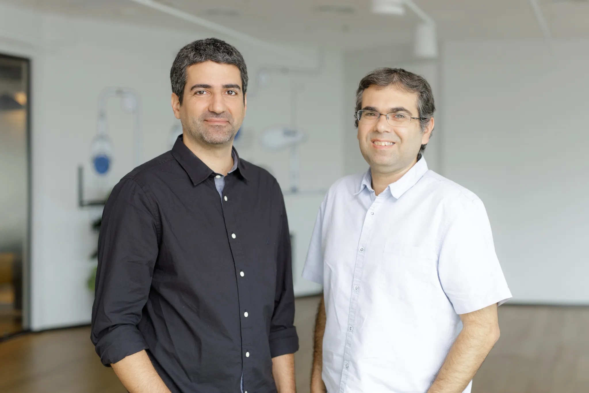 IO River co-founders Michael Hakimi, left, and Edward Tsinovoi, right