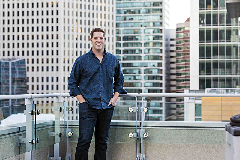 eero co-founder and CEO Nick Weaver seated indoors