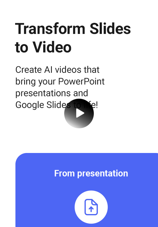 Elai tutorial artwork showing the PowerPoint-to-video workflow