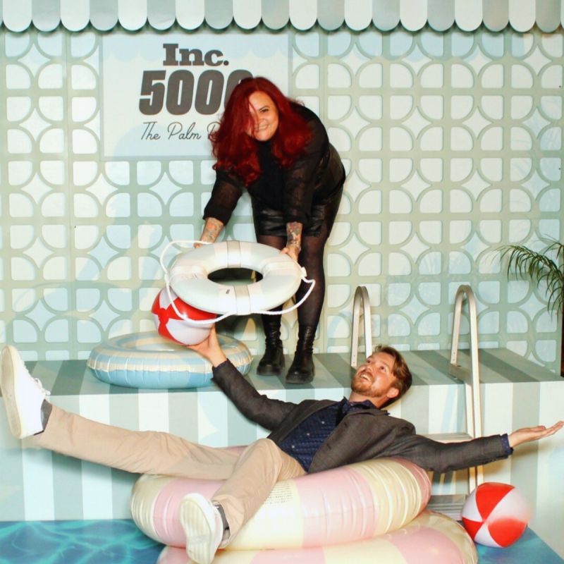 A playful Ad Astra photograph at the Inc. 5000 conference photo area