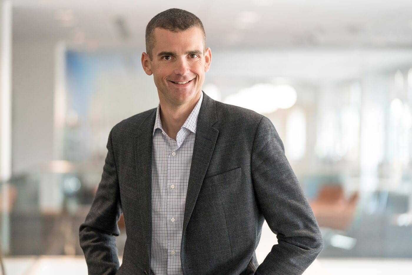 Elisity chief executive James Winebrenner in an office