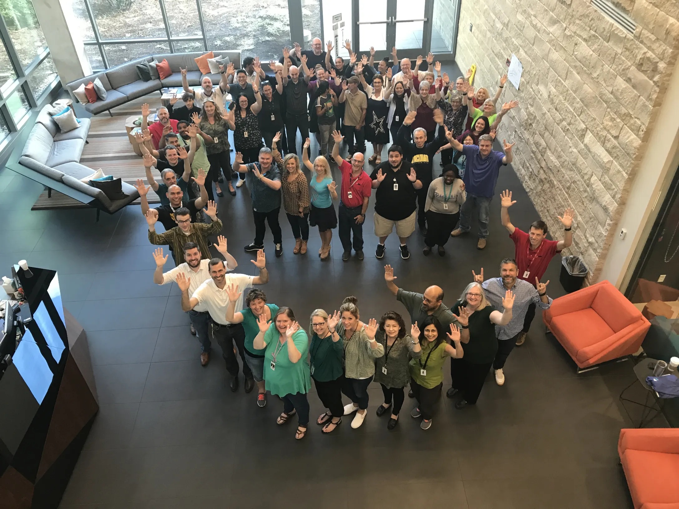 The eMDs team gathered outdoors in Austin, Texas