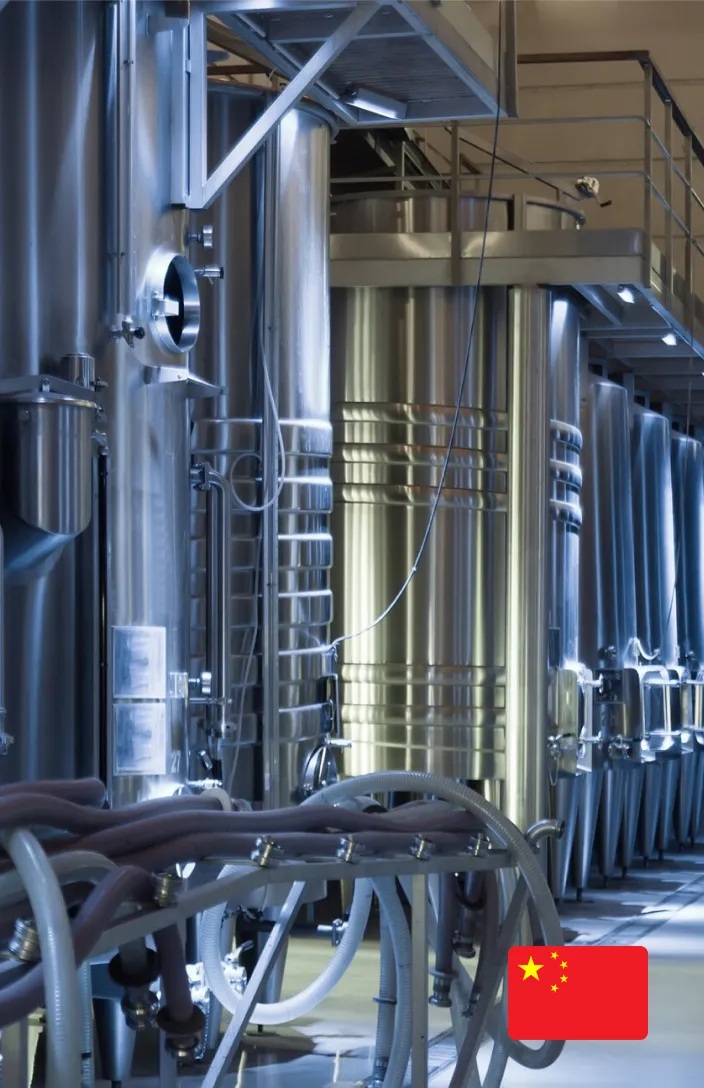 Industrial tanks and pipework pictured in Emerline’s FUCHS case study
