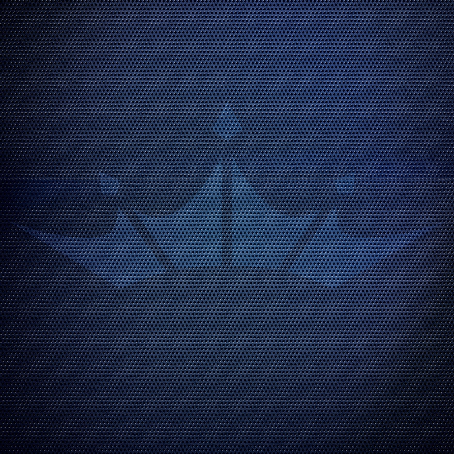 Close-up of blue speaker grille cloth
