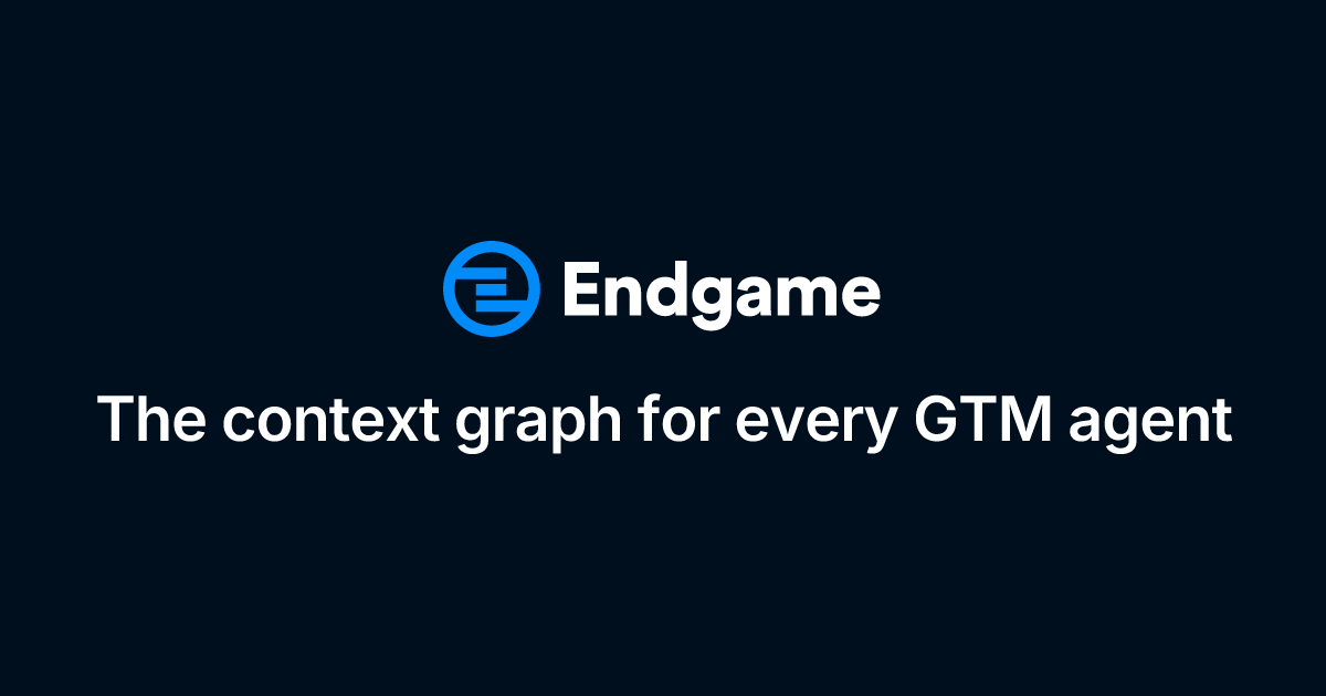 Endgame brand mark and product identity