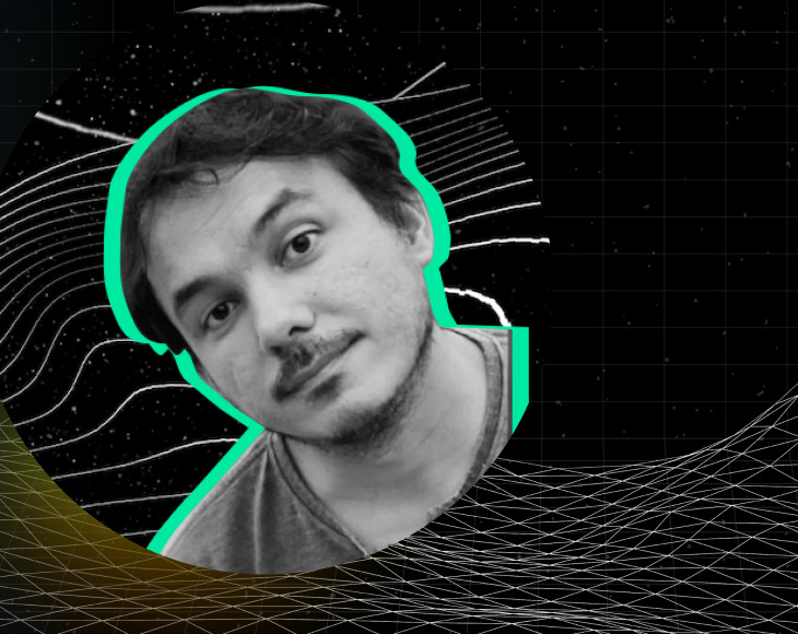 Enes Akar pictured in the Serverless Data and Upstash speaker artwork