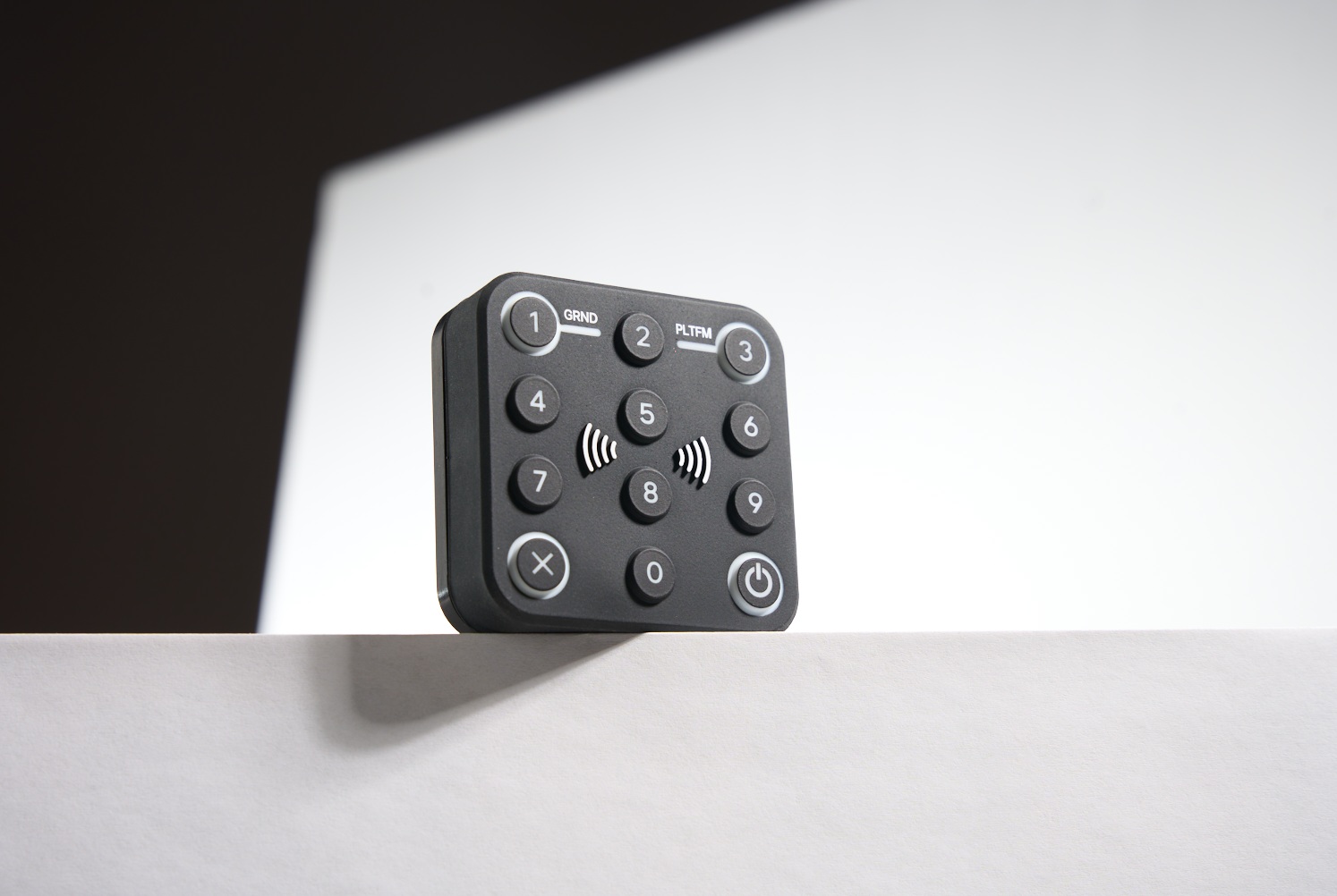 EquipmentShare connected access keypad with numbered buttons