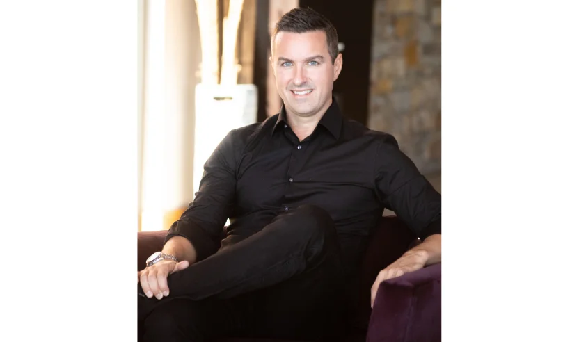 Eqvista founder and CEO Tomas Milar seated for a portrait