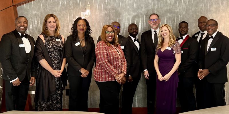Eric Ashleman and IDEX colleagues gathered at Executive Leadership Council events in 2023.