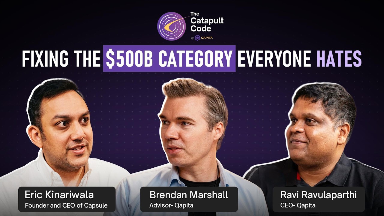 Eric Kinariwala in conversation on The Catapult Code with Brendan Marshall and Ravi Ravulaparthi
