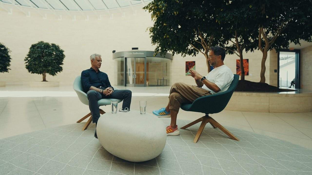 Eric Verdin in conversation with Marek Piotrowski at the Buck Institute