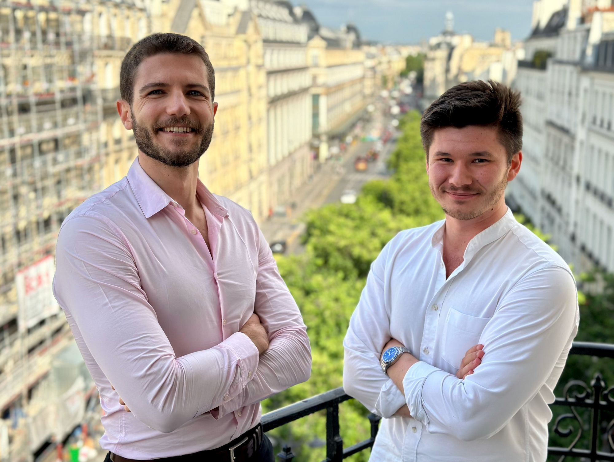 Escape co-founders Tristan Kalos and Antoine Carossio in Paris