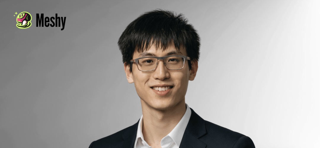 Ethan Hu in a Meshy press portrait