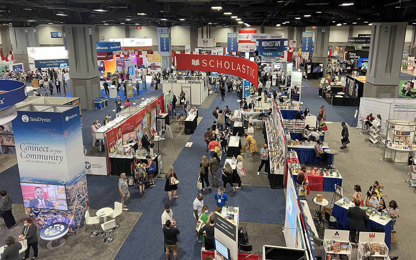 A busy event floor supported by Event Citadel