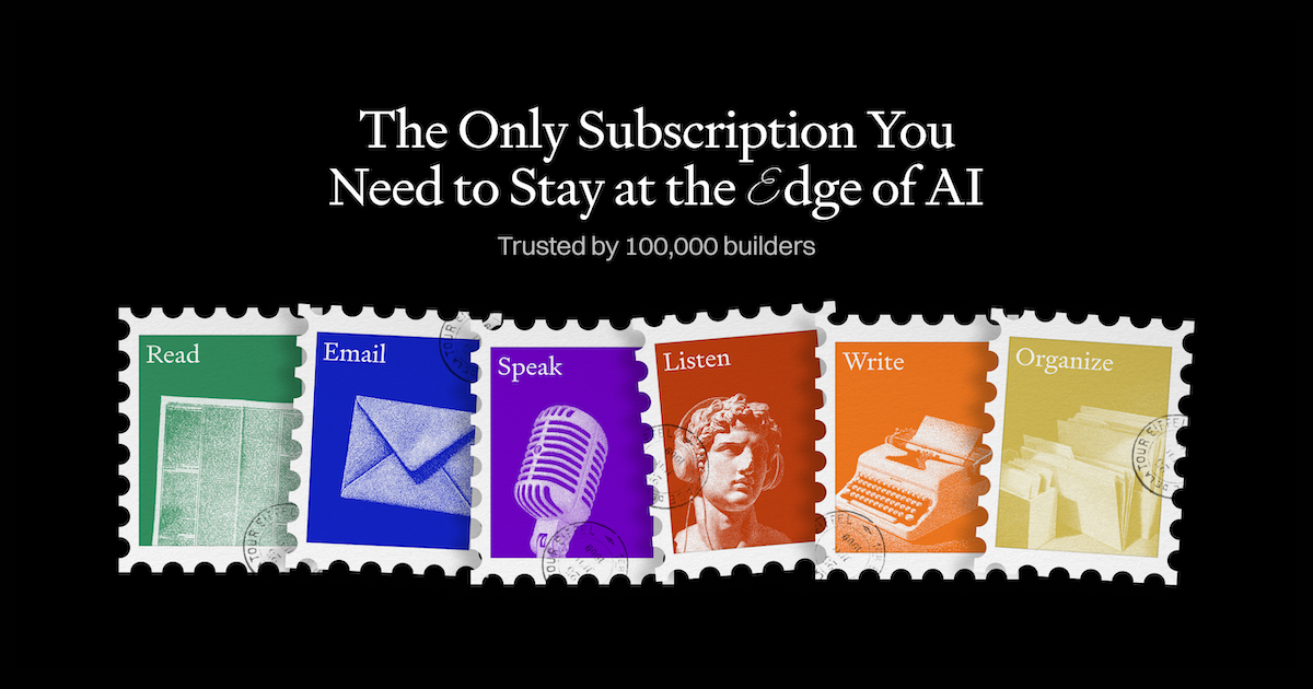 Every Inc. cover - The only subscription you need to stay at the edge of AI