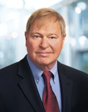F. William Grube in a dark suit and blue shirt, in his 2015 executive portrait