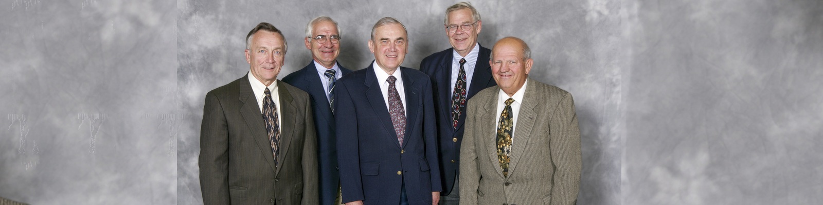 Fastenal’s five founders in a company archival group portrait