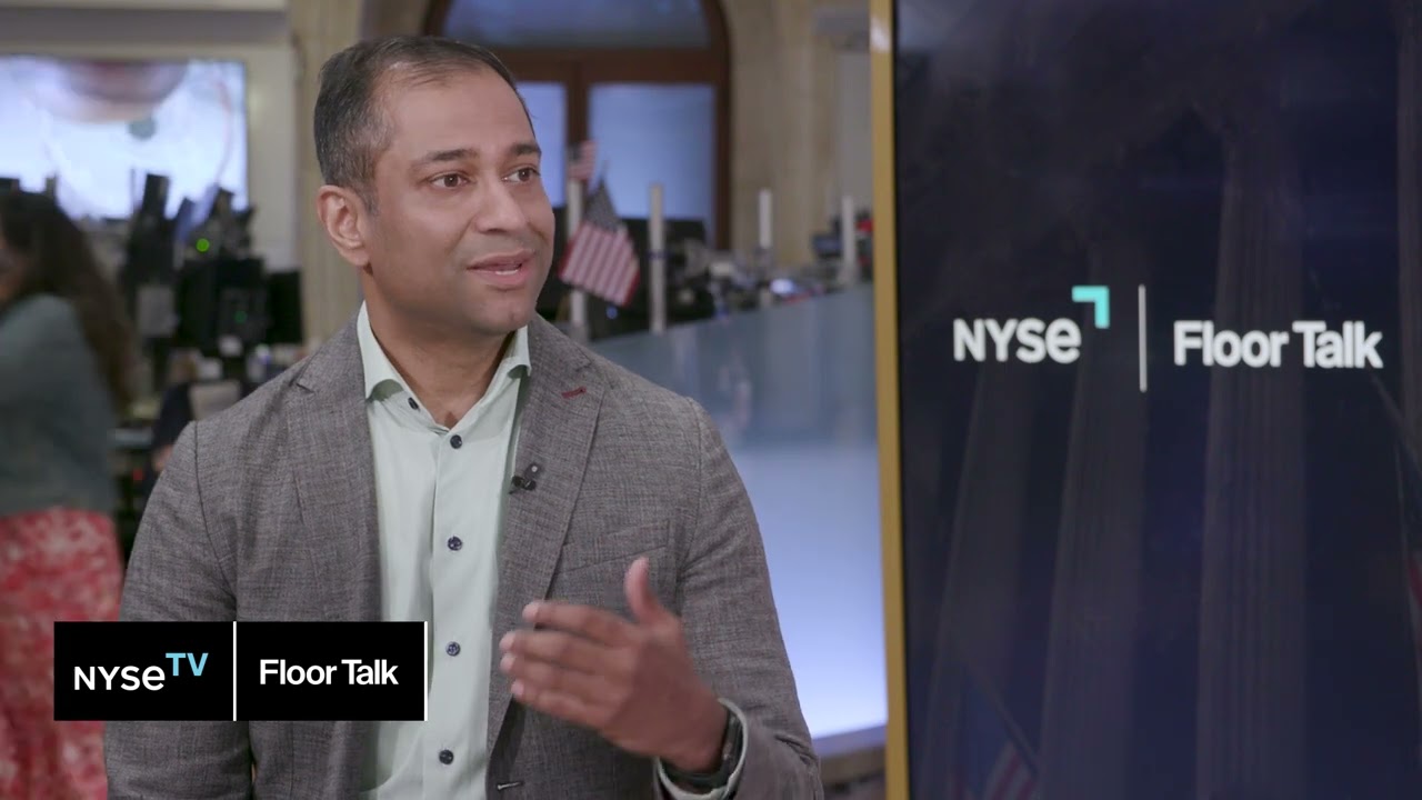 Fayez Mohamood speaking on NYSE Floor Talk